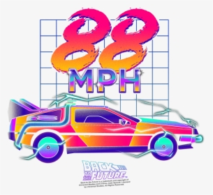 Back To The Future 88 Mph Png, Transparent Png, Free Download