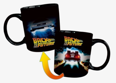 Back To The Future - Back To The Future Delorean Heat Changing Mug, HD Png Download, Free Download