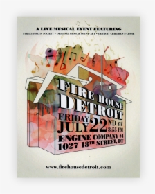 Fire House Detroit - Poster, HD Png Download, Free Download