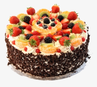 Fruit Fiesta Cake Decorating Ideas - Fresh Mix Fruit Cake, HD Png Download, Free Download