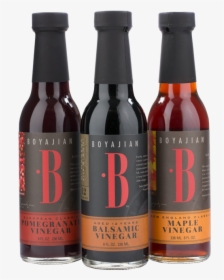 Boyajian Sauce Food Label Image - Glass Bottle, HD Png Download, Free Download