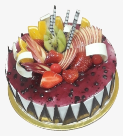 Blueberry Fruit Cake - Fruit Cake, HD Png Download, Free Download