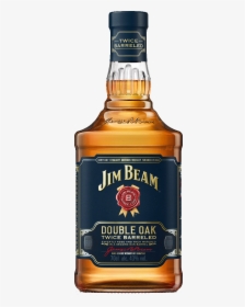 Jim Beam Double Oak Bourbon Whiskey 750 Ml - Jim Beam Double Oak 750ml, HD Png Download, Free Download