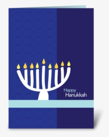 Hanukkah Menorah Greeting Card - Greeting Card, HD Png Download, Free Download