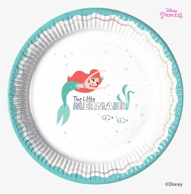 Disney Princess Ariel Under The Sea Party Paper Plates - Talerzyki Dla Dziewczynki Papierowe, HD Png Download, Free Download