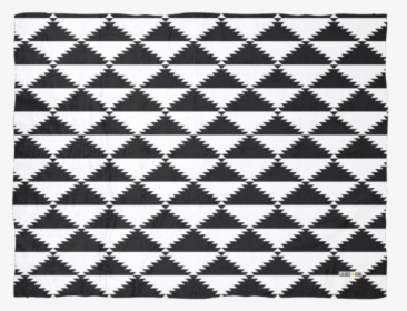 Aztec Pattern Triangle, Black White Blanket, 3 Sizes - Design, HD Png Download, Free Download