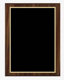 Blank Simulated Walnut Plaque - Picture Frame, HD Png Download, Free Download