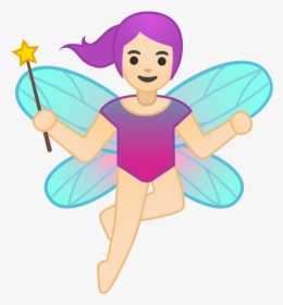 Woman Fairy Light Skin Tone Icon - Hada Emoji, HD Png Download, Free Download