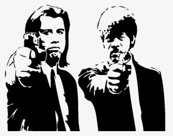 Hd Stickers Muraux Cinéma - Pulp Fiction Png, Transparent Png, Free Download