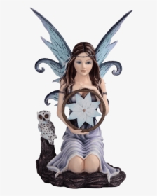 Star Flower Fairy Statue - Figurine, HD Png Download, Free Download