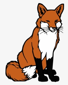 Png Fuchs Kostenlos Pluspng - Fox Animals Black And White, Transparent Png, Free Download