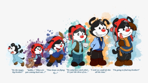 Frozen Animaniacs Au The - Human Yakko Wakko And Dot, HD Png Download, Free Download