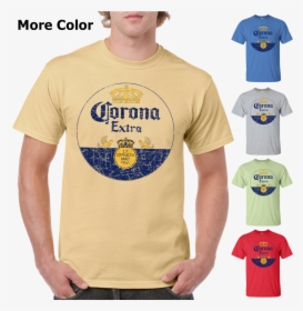 Corona Extra Beer T-shirt - Kaos Polos Warna Mint, HD Png Download, Free Download