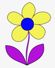 Transparent Simple Flower Png - Flower With 5 Petals Clipart, Png Download, Free Download