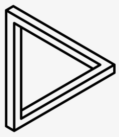 Transparent Penrose Triangle Png - Line Art, Png Download, Free Download