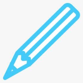 Pencil Svg Clip Arts - Blue Clip Art Pencil, HD Png Download, Free Download