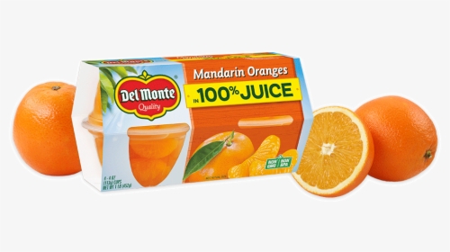Mandarin Oranges, Fruit Cup® Snacks - Del Monte, HD Png Download, Free Download