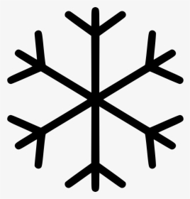 Flake Frost - Simple Snowflake Silhouette, HD Png Download, Free Download