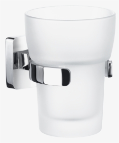 Ice Holder Frosted Glass Tumbler In Polished Chrome - Toilet, HD Png Download, Free Download