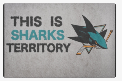 San Jose Sharks Welcome Doormat Hockey Decor Sports, HD Png Download, Free Download