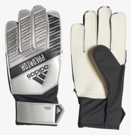 Transparent Goalkeeper Png - Adidas Predator Gloves Silver Trainin Junior, Png Download, Free Download