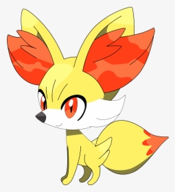 Fennekin Png , Png Download - Yellow White Red Pokemon, Transparent Png, Free Download