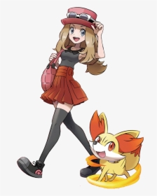 Pokemon Serena Official Art, HD Png Download, Free Download