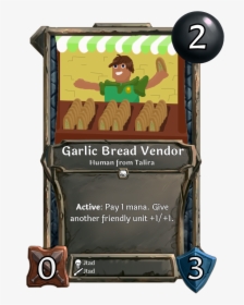 Garlic Bread Vendor - Cartoon, HD Png Download, Free Download