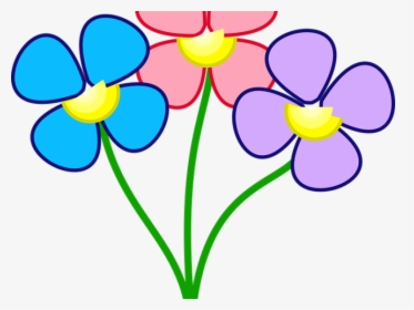 Buttercup Clipart Flower Head - Flowers Color Picture Cartoon, HD Png Download, Free Download