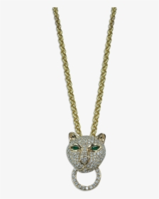 Diamond Panther Necklace - Pendant, HD Png Download, Free Download