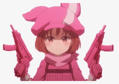 #anime #loli #gun - Sword Art Online Pink Devil, HD Png Download, Free Download