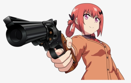Satania With A Gun, HD Png Download, Free Download