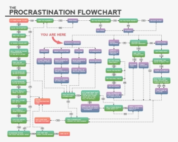 Procrastination Flowchart, HD Png Download, Free Download