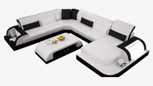 Sofa Top View Transparent, Waves Sectional Sofa Media - Modern Sofa Set, HD Png Download, Free Download
