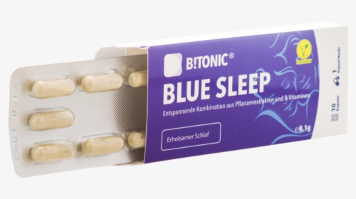 Germany B Tonic Blue Sleep Sleep Aid Pill - Chocolate Bar, HD Png Download, Free Download
