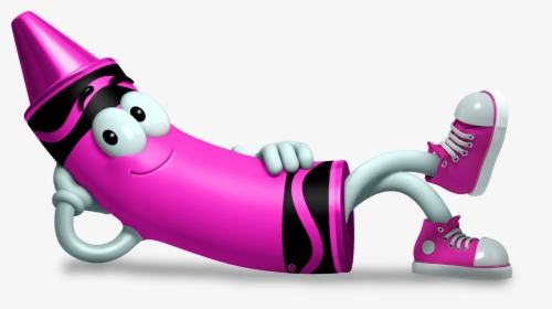Crayon Clipart Pink Crayon - Clipart Pink Crayon Animated, HD Png Download, Free Download