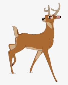 White-tailed Deer Faline Red Deer - White Tailed Deer Cartoon, HD Png Download, Free Download