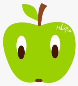 Clip Art Back To School Iii - Cute Green Apple Png, Transparent Png, Free Download