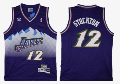 Image Of John Stockton Utah Jazz Hardwood Classic Jersey - Throwback Utah Jazz Jerseys, HD Png Download, Free Download