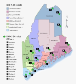 Dhhs District Map - Atlas, HD Png Download, Free Download