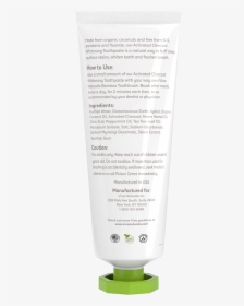 Activated Charcoal Toothpaste"  Class= - Cosmetics, HD Png Download, Free Download
