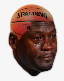 Spalding Otticial Michael Jordan Protective Gear In - Shaq Crying Transparent, HD Png Download, Free Download
