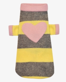 Yellow & Grey Heart Sweater - Wool, HD Png Download, Free Download