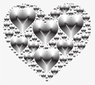 Clipart Hearts Black And White - Heart, HD Png Download, Free Download