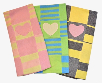 Yellow & Grey Heart Blanket - Patchwork, HD Png Download, Free Download