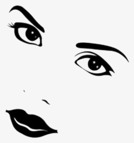 #eye #eyes #girl #sexy - Eyebrows Eyes And Lips Clipart, HD Png Download, Free Download