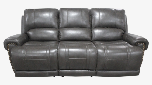 90 Inch Top Grain Leather Power Sofa With Power Headrest - Sofa Bed, HD Png Download, Free Download
