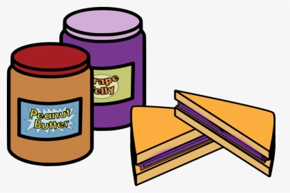 Peanut Butter And Jelly - Clip Art Peanut Butter And Jelly, HD Png Download, Free Download