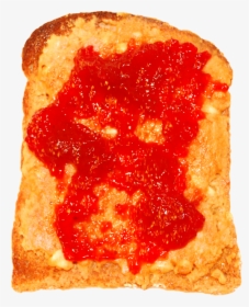 Toast With Jam Png, Transparent Png, Free Download