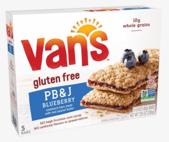 Blueberry & Peanut Butter Sandwich Bars - Vans Cereal, HD Png Download, Free Download